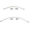 BINO | Adjustable Curved Shower Curtain Rod, Brushed Nickel – 48″to 72″| Wall Mounted | Shower Rod Expandable | Bathroom Accessories | Shower Rods For Bathroom