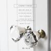 BINO 4-Pack Crystal Drawer Knobs – 1.5″ Diameter (38mm), Bronze – Dresser Knobs for Dresser Drawers Crystal Knobs and Pulls Handles