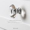BINO 4-Pack Crystal Drawer Knobs – 1.5″ Diameter (38mm), Chrome – Dresser Knobs for Dresser Drawers Crystal Knobs and Pulls Handles