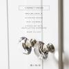 BINO 6-Pack Crystal Drawer Knobs – 1.25″ Diameter (32mm), Bronze – Dresser Knobs for Dresser Drawers Crystal Knobs and Pulls Handles
