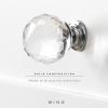 BINO 6-Pack Crystal Drawer Knobs – 1.25″ Diameter (32mm), Chrome – Dresser Knobs for Dresser Drawers Crystal Knobs and Pulls Handles