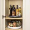 BINO 9-Inch Lazy Susan Turntable Spice Organizer, White – Plastic Rotating Lazy Susan Organizer Tray for Kitchen Pantry, Refrigerator, Freezer, Cabinet, and Countertops