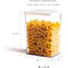 BINO Airtight Food Storage Container With Lids, 2.4 Qt/2.26 Liter, White – Kitchen Pantry Organizing