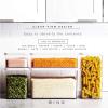 BINO Airtight Food Storage Containers with Lids, 0.9 Qt/820mL, White – Airtight Container Kitchen Storage Containers for Pantry Container for Organizing