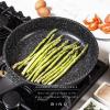 BINO Cookware Nonstick Frying Pan, 11 Inch – Matte Grey | THE DIAMOND COLLECTION | Premium Quality Nonstick Cast Aluminum Nonstick Pan Egg Pan Omelette Pan | Stay-Cool BAKELITE Handles | Non-Toxic