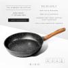 BINO Cookware Nonstick Frying Pan, 11 Inch – Speckled Black | THE CLASSIC COLLECTION | Premium Quality Nonstick Cast Aluminum Nonstick Pan Egg Pan | Stay-Cool BAKELITE Handles | Non-Toxic