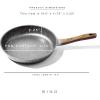 BINO Cookware Nonstick Frying Pan, 11 Inch – Speckled Gunmetal | THE CLASSIC COLLECTION | Premium Quality Nonstick Cast Aluminum Nonstick Pan Egg Pan | Stay-Cool BAKELITE Handles | Non-Toxic