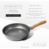 BINO Cookware Nonstick Frying Pan, 11 Inch – Speckled Gunmetal | THE CLASSIC COLLECTION | Premium Quality Nonstick Cast Aluminum Nonstick Pan Egg Pan | Stay-Cool BAKELITE Handles | Non-Toxic