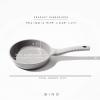 BINO Cookware Nonstick Frying Pan, 7.8 Inch – Matte Light Grey | THE WAVE COLLECTION | Premium Quality Nonstick Cast Aluminum Nonstick Pan Egg Pan Omelette Pan | Stay-Cool BAKELITE Handles | Non-Toxic