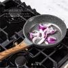 BINO Cookware Nonstick Frying Pan, 7.9 Inch – Speckled Gunmetal | THE CLASSIC COLLECTION | Premium Quality Nonstick Cast Aluminum Nonstick Pan Egg Pan | Stay-Cool BAKELITE Handles | Non-Toxic