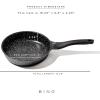 BINO Cookware Nonstick Frying Pan, 9.5 Inch – Matte Grey | THE DIAMOND COLLECTION | Premium Quality Nonstick Cast Aluminum Nonstick Pan Egg Pan Omelette Pan | Stay-Cool BAKELITE Handles | Non-Toxic