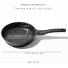BINO Cookware Nonstick Frying Pan, 9.5 Inch – Matte Grey | THE WAVE COLLECTION | Premium Quality Nonstick Cast Aluminum Nonstick Pan Egg Pan Omelette Pan | Stay-Cool BAKELITE Handles | Non-Toxic