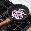 BINO Cookware Nonstick Frying Pan, 9.5 Inch – Speckled Black | THE CLASSIC COLLECTION | Premium Quality Nonstick Cast Aluminum Nonstick Pan Egg Pan | Stay-Cool BAKELITE Handles | Non-Toxic