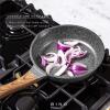 BINO Cookware Nonstick Frying Pan, 9.5 Inch – Speckled Gunmetal | THE CLASSIC COLLECTION | Premium Quality Nonstick Cast Aluminum Nonstick Pan Egg Pan | Stay-Cool BAKELITE Handles | Non-Toxic