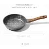 BINO Cookware Nonstick Frying Pan, 9.5 Inch – Speckled Gunmetal | THE CLASSIC COLLECTION | Premium Quality Nonstick Cast Aluminum Nonstick Pan Egg Pan | Stay-Cool BAKELITE Handles | Non-Toxic