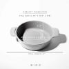 BINO Cookware Nonstick Low Stock Pot with Lid, 4.5 Quart – Matte Light Grey | THE WAVE COLLECTION | Premium Quality Nonstick Cast Aluminum Low Casserole | Stay-Cool BAKELITE Handles | Non-Toxic