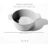 BINO Cookware Nonstick Stock Pot with Lid, 10.3 Quart – Matte Light Grey | THE WAVE COLLECTION | Premium Quality Nonstick Cast Aluminum Casserole Stockpot | Stay-Cool BAKELITE Handles | Non-Toxic