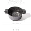 BINO Cookware Nonstick Stock Pot with Lid, 6.8 Quart – Matte Grey | THE DIAMOND COLLECTION | Premium Quality Nonstick Cast Aluminum Casserole Stockpot | Stay-Cool BAKELITE Handles | Non-Toxic