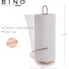 BINO ‘Elizabeth’ Paper Towel Holder, Gold – Free Standing Decorative Easy Tear Kitchen Paper Towel Roll Dispenser