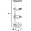 BINO ‘Lafayette’ 4-Tier Square Spa Tower, Chrome