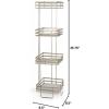 BINO ‘Lafayette’ 4-Tier Square Spa Tower, Nickel