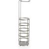 BINO ‘Lafayette’ Free Standing Toilet Paper Holder, Nickel