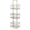BINO ‘Madison’ 3-Tier Spa Tower, Large Rectangle, Nickel