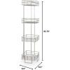 BINO ‘Monaco’ 4-Tier Square Spa Tower, Nickel