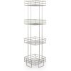 BINO ‘Monaco’ 4-Tier Square Spa Tower, Nickel