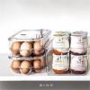 BINO Plastic Egg Container for Refrigerator – Clear, 13 Count, Sturdy, Durable(21 Egg)