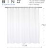 BINO Shower Curtain Liner, Frosted – 70″x 72″- PEVA 8G Shower Curtains for Bathroom Clear Shower Liner