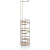 BINO ‘The Luna’ Free Standing Toilet Paper Holder, Nickel
