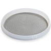 BINO 12-Inch Lazy Susan Turntable Spice Organizer, Frosted – Plastic Rotating Lazy Susan Organizer Tray for Kitchen Pantry, Refrigerator, Freezer, Cabinet, and Countertops