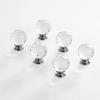 BINO 6-Pack Crystal Drawer Knobs – 1.25″ Diameter (32mm), Chrome – Dresser Knobs for Dresser Drawers Crystal Knobs and Pulls Handles