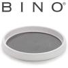 BINO 9-Inch Lazy Susan Turntable Spice Organizer, White – Plastic Rotating Lazy Susan Organizer Tray for Kitchen Pantry, Refrigerator, Freezer, Cabinet, and Countertops