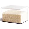 BINO Airtight Food Storage Containers with Lids, 3.6 Qt/3.84 Liter, White – Airtight Container Kitchen Storage Containers for Pantry Containers for Organizing Airtight Storage Containers