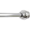 BINO ‘Arundel’ Tension Shower Curtain Rod, Polished Chrome – 42″to 72″- Adjustable Bathroom Shower Rod Tension Pole