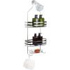 BINO ‘Berlin’ Jumbo 3-Shelf Over-The-Showerhead Caddy, Chrome