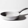 BINO Cookware Nonstick Frying Pan, 11 Inch – Matte Light Grey | THE WAVE COLLECTION | Premium Quality Nonstick Cast Aluminum Nonstick Pan Egg Pan Omelette Pan | Stay-Cool BAKELITE Handles | Non-Toxic