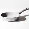 BINO Cookware Nonstick Frying Pan, 7.8 Inch – Matte Light Grey | THE WAVE COLLECTION | Premium Quality Nonstick Cast Aluminum Nonstick Pan Egg Pan Omelette Pan | Stay-Cool BAKELITE Handles | Non-Toxic