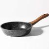 BINO Cookware Nonstick Frying Pan, 7.9 Inch – Speckled Black | THE CLASSIC COLLECTION | Premium Quality Nonstick Cast Aluminum Nonstick Pan Egg Pan | Stay-Cool BAKELITE Handles | Non-Toxic