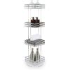 BINO ‘Lafayette’ 4-Tier Square Spa Tower, Chrome