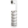 BINO ‘Lafayette’ Free Standing Toilet Paper Holder, Nickel