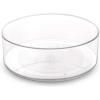 BINO Lazy Susan Turntable Spice Organizer Bin, Clear and Transparent Plastic Rotating Tray for Kitchen Pantry, Cabinet, and Countertops