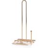BINO ‘Metro’ Paper Towel Holder, Gold – Free Standing Decorative Easy Tear Kitchen Paper Towel Roll Dispenser