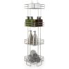 BINO ‘Monaco’ 4-Tier Square Spa Tower, Nickel