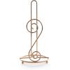 BINO ‘Orchid’ Paper Towel Holder, Gold – Free Standing Decorative Easy Tear Kitchen Paper Towel Roll Dispenser