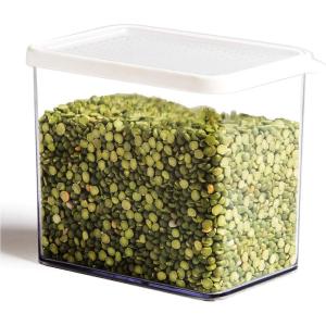 BINO Airtight Food Storage Containers with Lids, 1.9 Qt/1.78 Liter, White – Airtight Container Kitchen Storage Containers for Pantry Containers for Organizing Airtight Storage Containers