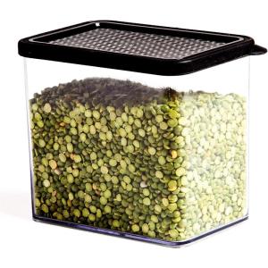 BINO Airtight Food Storage Containers with Lids, 1.9 Qt/1.78L, Black – Kitchen Containers for Pantry Organization
