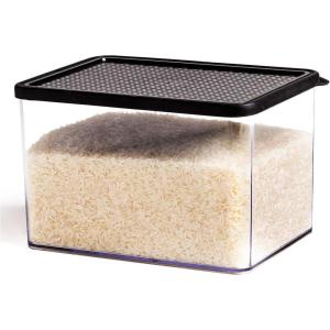 BINO Airtight Food Storage Containers with Lids, 3.6 Qt/3.84 Liter, Black – Airtight Container Kitchen Storage Containers for Pantry Containers for Organizing Airtight Storage Containers